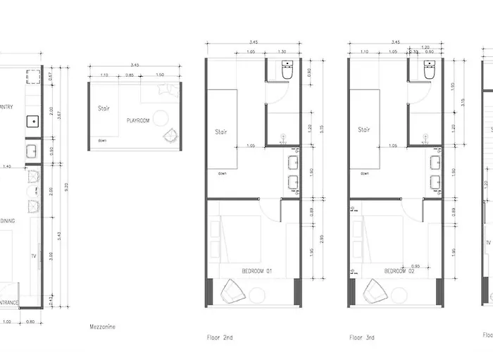 Newly Renovated, 4br Townhouse , 5min Mrt , Group Appartement Bangkok
